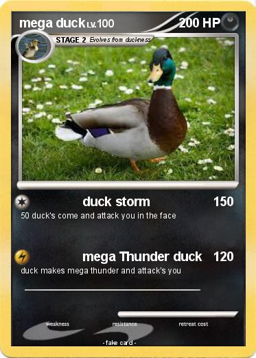 Pokemon mega duck