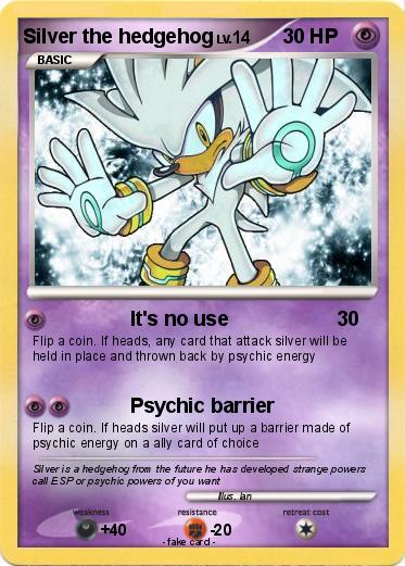 Pokemon Silver the hedgehog