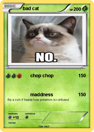 Pokemon bad cat