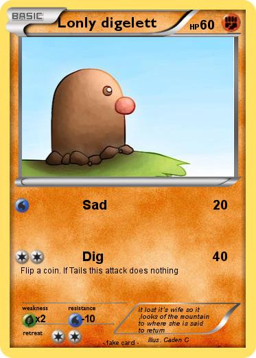 Pokemon Lonly digelett