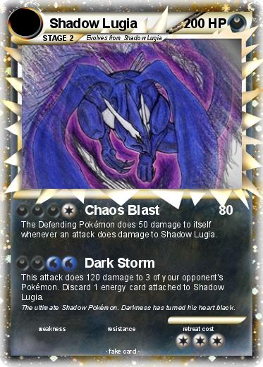 Pokemon Shadow Lugia