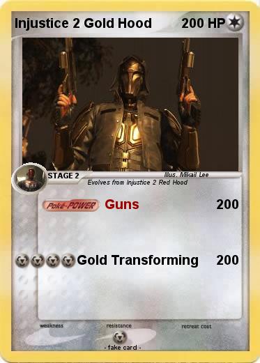 Pokemon Injustice 2 Gold Hood