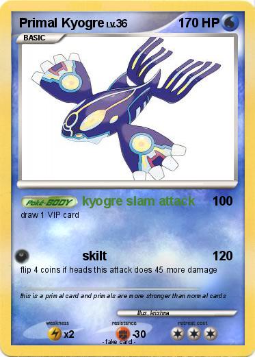 Pokemon Primal Kyogre