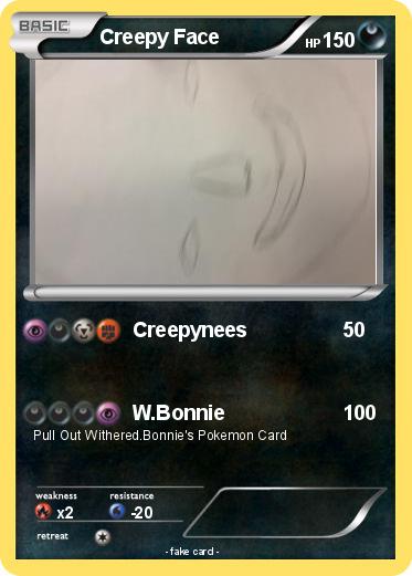 Pokemon Creepy Face