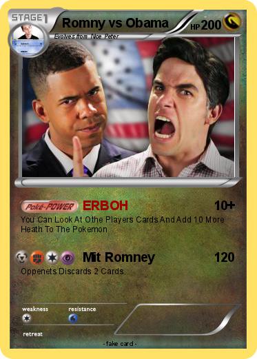 Pokemon Romny vs Obama