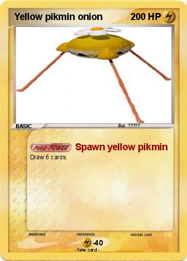 Pokemon Yellow pikmin onion