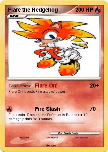 Pokemon Flare the Hedgehog