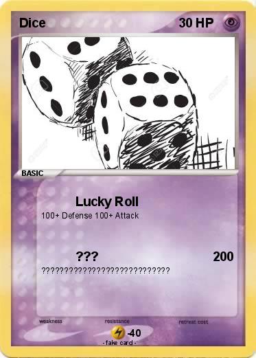 Pokemon Dice