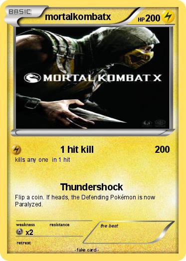 Pokemon mortalkombatx