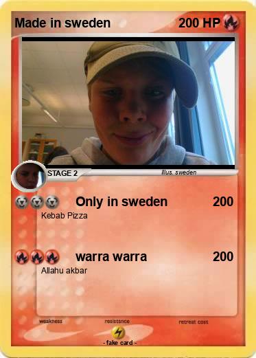 Pokemon Made in sweden
