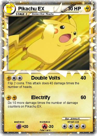 Pokemon Pikachu EX