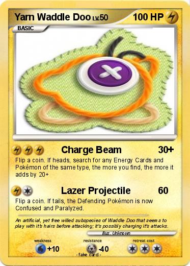 Pokemon Yarn Waddle Doo