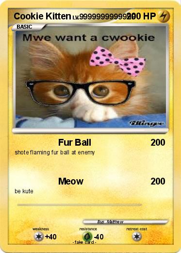 Pokemon Cookie Kitten