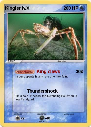 Pokemon Kingler lv.X