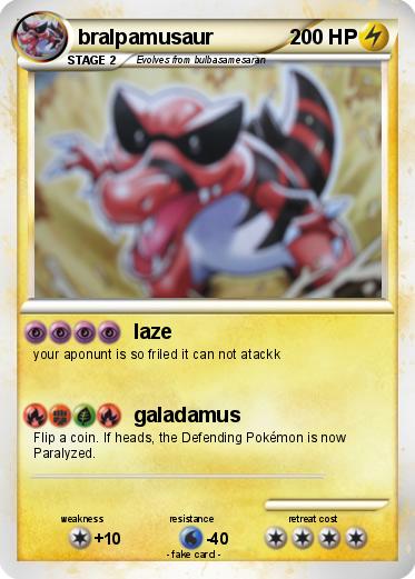 Pokemon bralpamusaur
