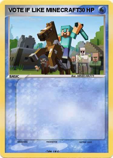 Pokemon VOTE IF LIKE MINECRAFT