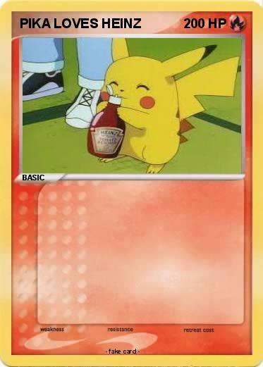 Pokemon PIKA LOVES HEINZ