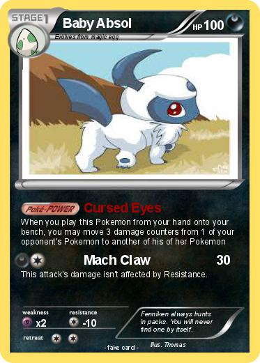 Pokemon Baby Absol