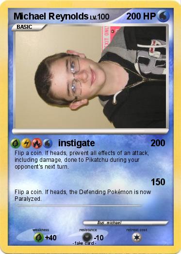 Pokemon Michael Reynolds