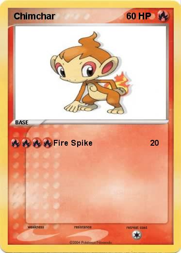 Pokemon Chimchar 