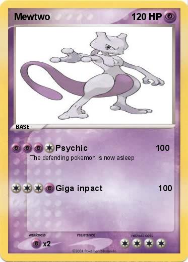 Pokemon Mewtwo                                   