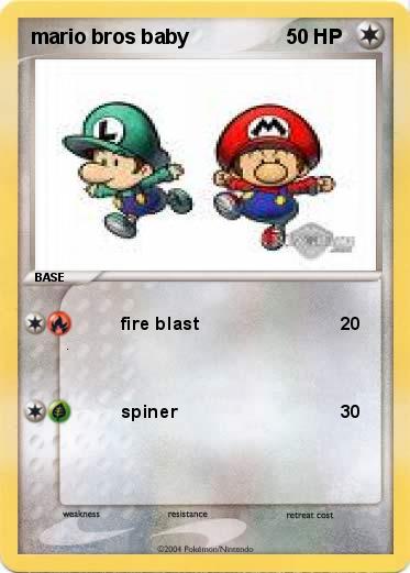 Pokemon mario bros baby