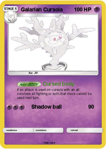 Pokemon Galarian Cursola