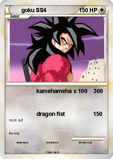 Pokemon goku SS4
