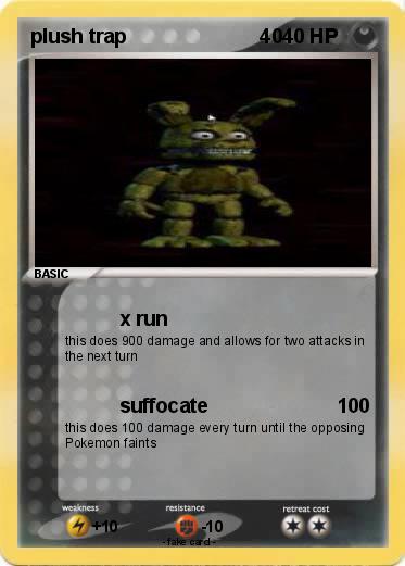 Pokemon plush trap                        40