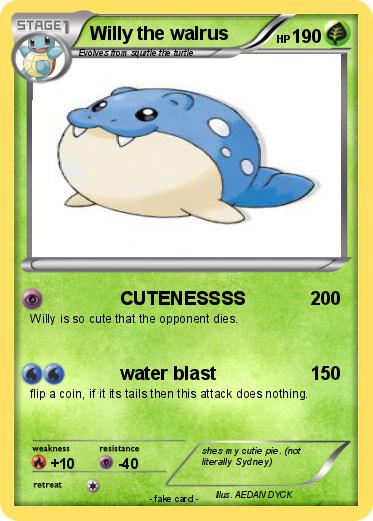 Pokemon Willy the walrus