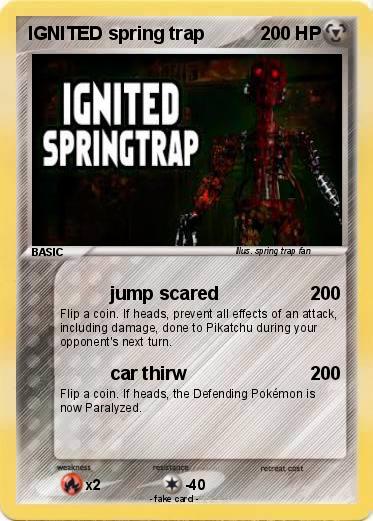 Pokemon IGNITED spring trap