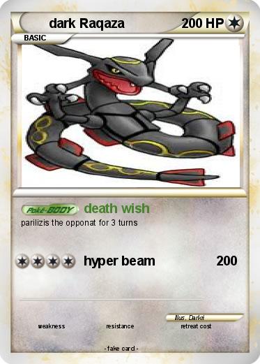 Pokemon dark Raqaza