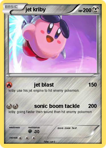 Pokemon jet kriby