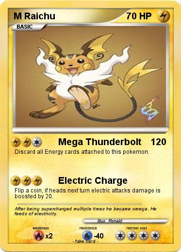 Pokemon M Raichu