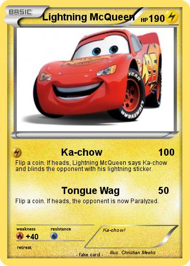 Pokemon Lightning McQueen