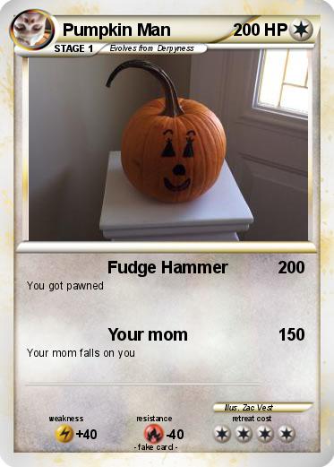 Pokemon Pumpkin Man