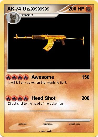 Pokemon AK-74 U