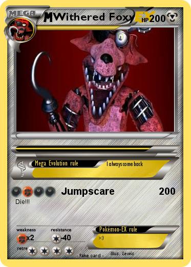 Pokemon Withered Foxy