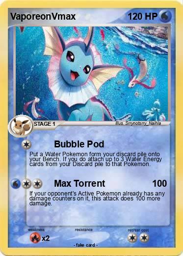 Pokemon VaporeonVmax