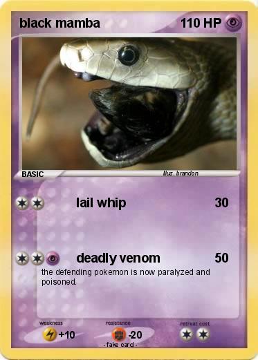 Pokemon black mamba