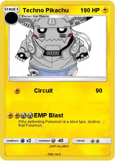 Pokemon Techno Pikachu