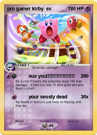 Pokemon pro gamer kirby  ex