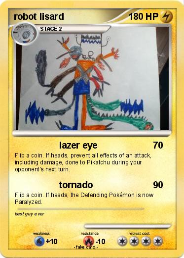 Pokemon robot lisard
