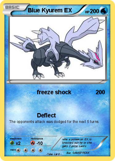 Pokemon Blue Kyurem EX