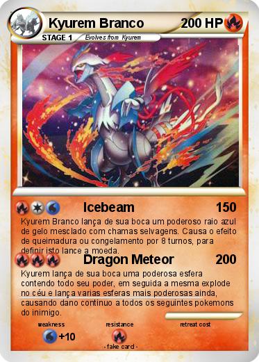 Pokemon Kyurem Branco