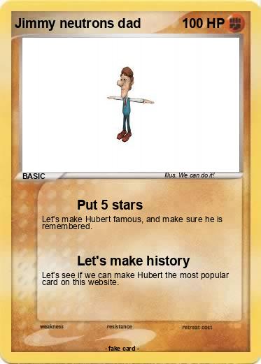Pokemon Jimmy neutrons dad