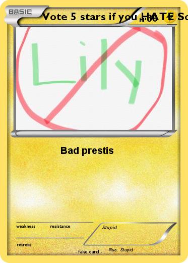 Pokemon Vote 5 stars if you HATE Sofia  karrat