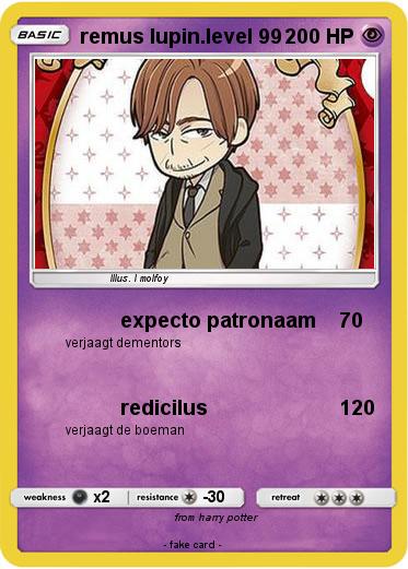 Pokemon remus lupin.level 99