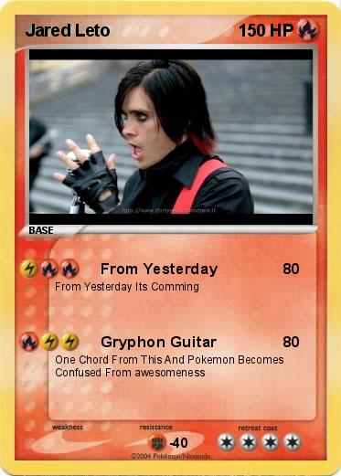 Pokemon Jared Leto