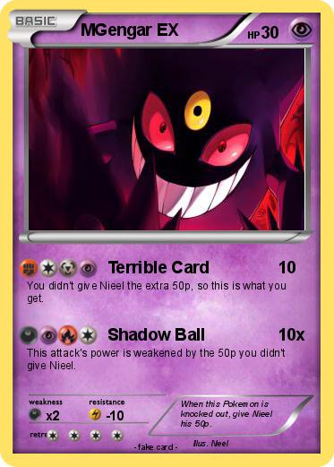 Pokemon MGengar EX